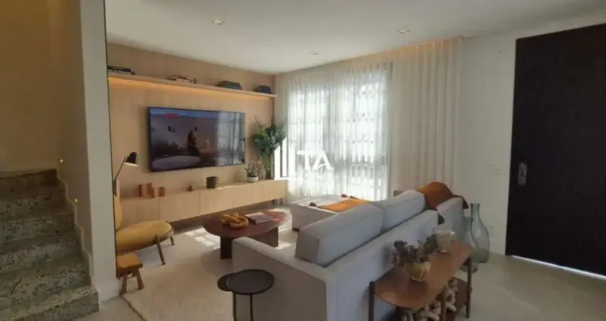 Casa em condomínio à venda 127,4m² com 3 suítes e 2 vagas em swiss park, campinas.