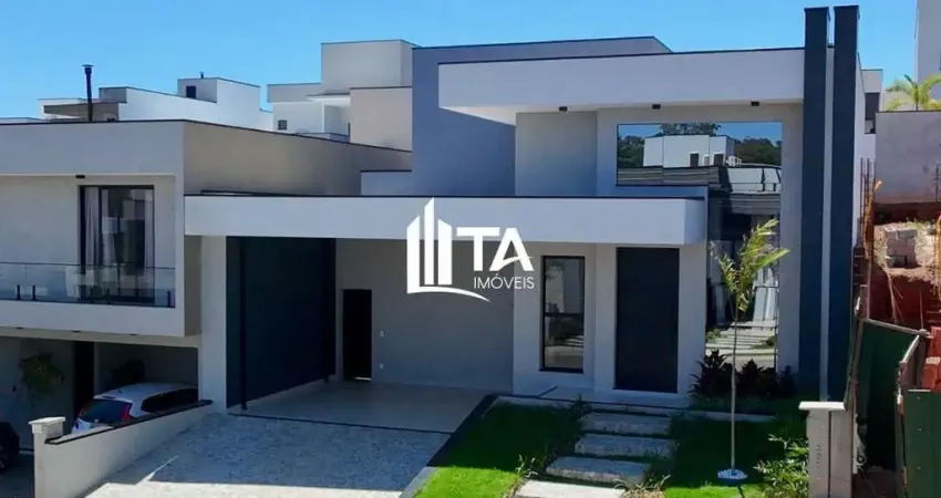 Casa térrea nova em Condomínio com 187m² 3 suítes 4 vagas no Residencial MontAlcino - Pronto para morar em Valinhos - Roncáglia