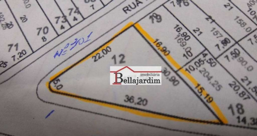 Terreno à venda, 407 m² - Santa Maria - Santo André/SP