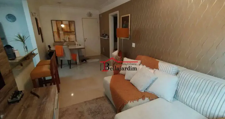 Apartamento com 1 dormitório para alugar, 50 m² -bairro  jardim - santo andré/sp