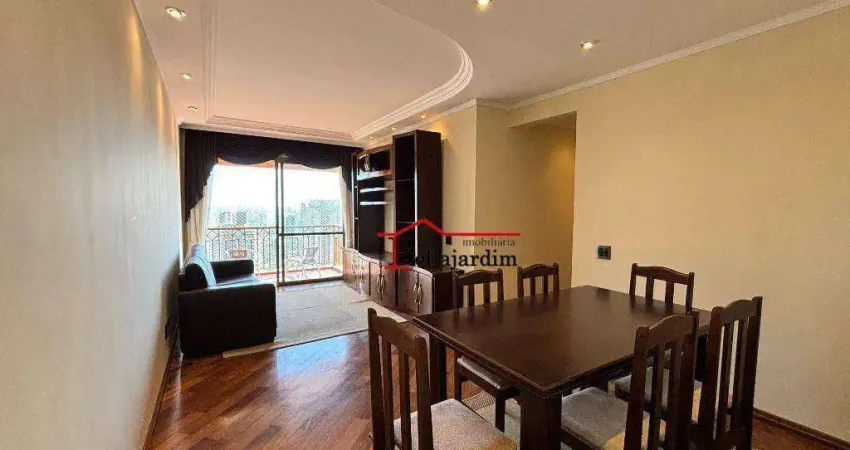 Apartamento com 3 quartos para alugar, 100 m² - Vila Bastos - Santo André/SP