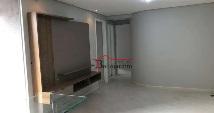 Apartamento com 1 dormitório para alugar, 48 m² - bairro  vila assunção - santo andré/sp
