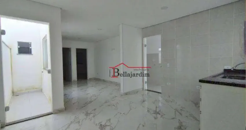 Apartamento com 2 dormitórios à venda, 67 m² - vila palmares - santo andré/sp