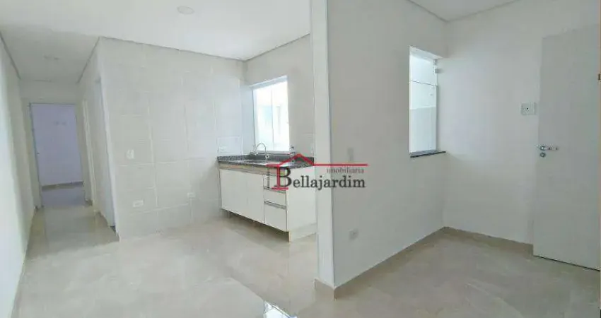 Apartamento com 2 dormitórios à venda, 47 m² - vila palmares - santo andré/sp