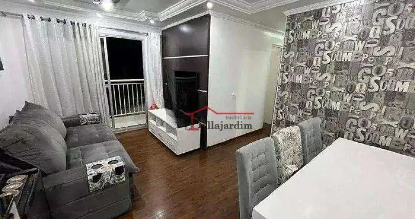 Apartamento com 3 dormitórios à venda, 67 m² - Vila Homero Thon - Santo André/SP