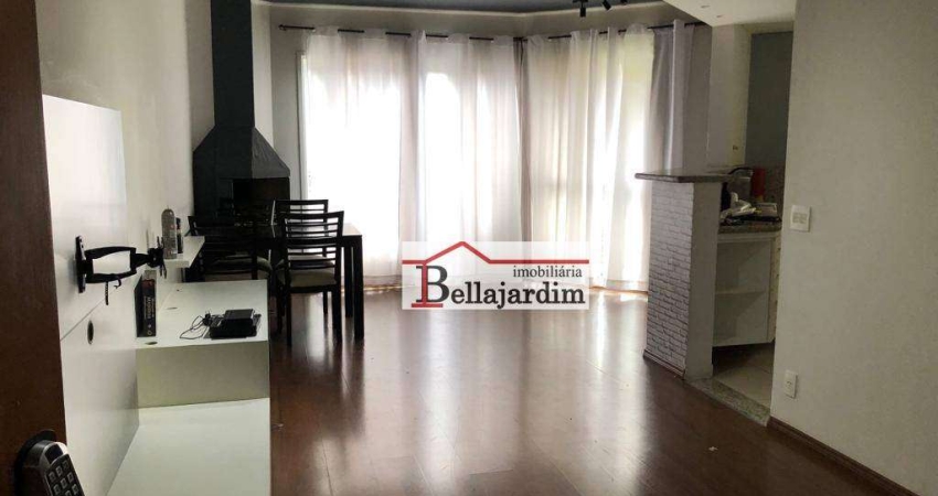 Apartamento Duplex com 1 dormitório para alugar, 90 m² - Bairro Jardim - Santo André/SP