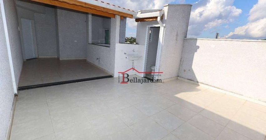 Cobertura com 2 dormitórios à venda, 98 m² - Vila Pires - Santo André/SP