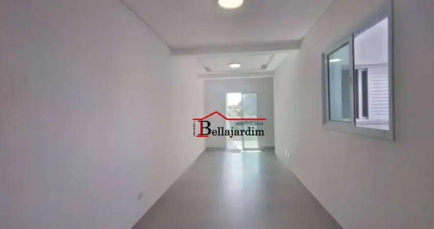 Apartamento com 2 dormitórios para alugar, 63 m² - Vila Humaitá - Santo André/SP