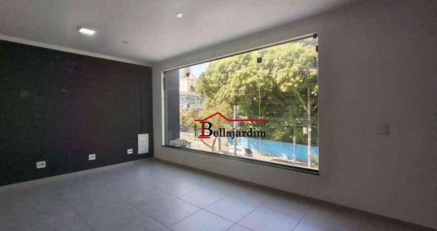 Sala para alugar, 75m² - Bairro Jardim - Santo André/SP