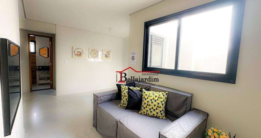 Cobertura com 2 dormitórios à venda, 86m²  - Vila Alice - Santo André/SP