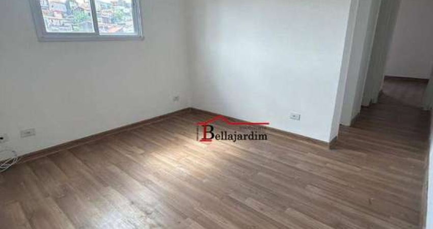 Apartamento com 2 dormitórios para alugar, 56m²  - Vila Curuçá - Santo André/SP