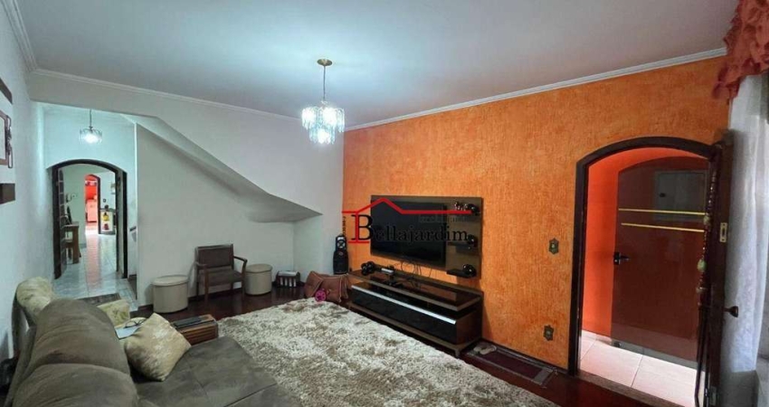 Sobrado com 4 dormitórios, 199m² - venda ou aluguel - Vila Camilópolis - Santo André/SP