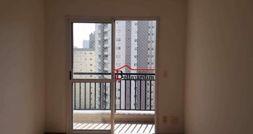 Apartamento com 2 dormitórios para alugar, 70 m² - Vila Valparaíso - Santo André/SP