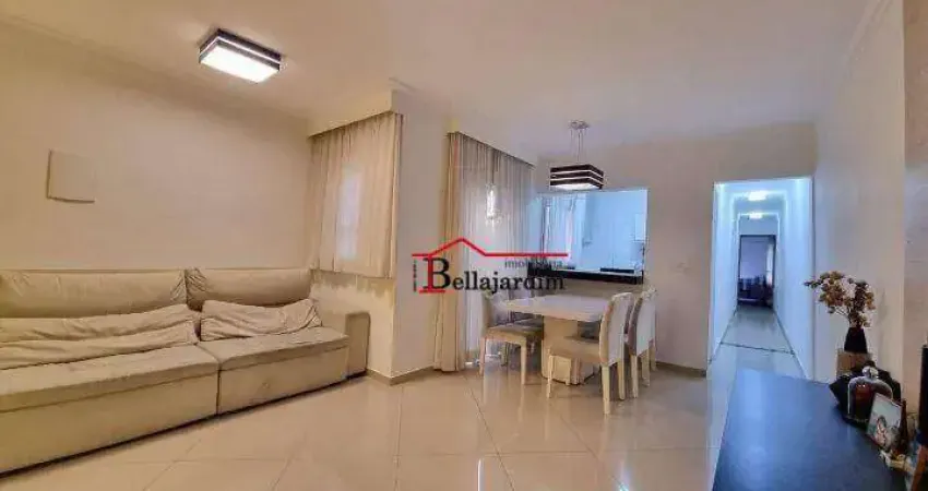 Apartamento com 2 dormitórios para alugar, 83m²  - Campestre - Santo André/SP