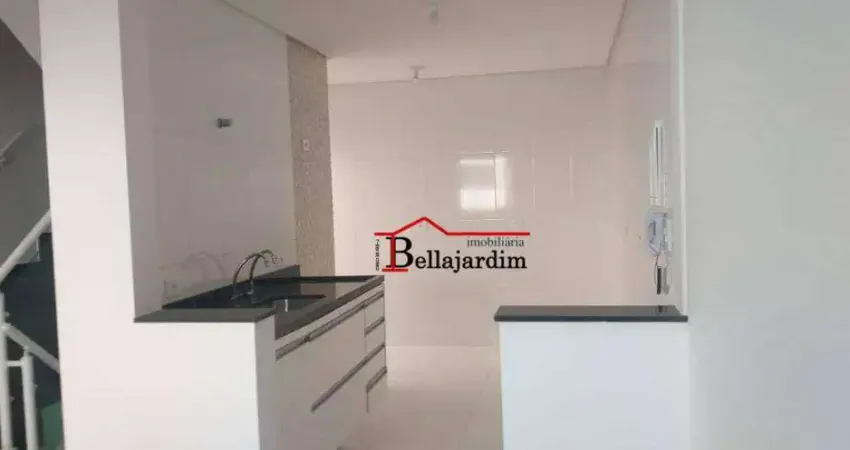 Sobrado com 2 quartos, 127m² - venda ou aluguel - Vila Valparaíso - Santo André/SP