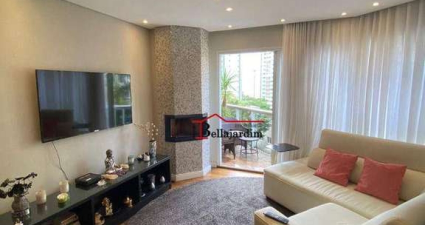 Apartamento Duplex com 1 suíte para alugar, 90 m² - Bairro Jardim - Santo André/SP