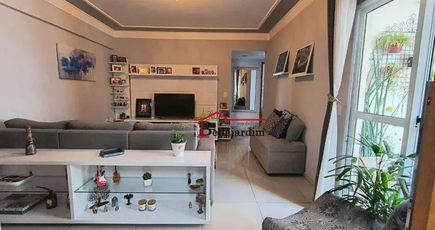 Apartamento com 3 dormitórios à venda, 88 m² - Vila Valparaíso - Santo André/SP