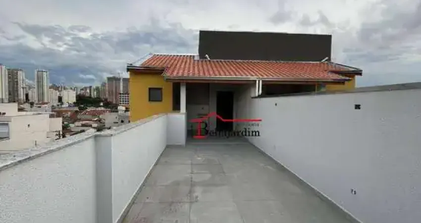 Cobertura com 2 dormitórios para alugar, 100 m² - Vila São Pedro - Santo André/SP