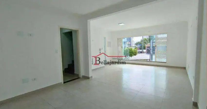 Sobrado com 3 dormitórios para alugar, 188 m² - Bairro Jardim - Santo André/SP