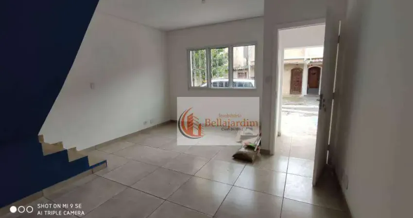 Sobrado com 2 dormitórios para alugar, 180 m² - Centro - Santo André/SP