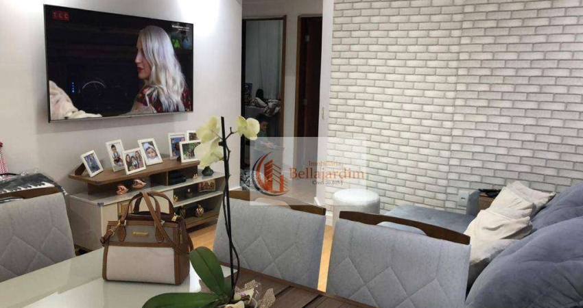 Apartamento com 3 dormitórios à venda, 88 m² - Vila Valparaíso - Santo André/SP