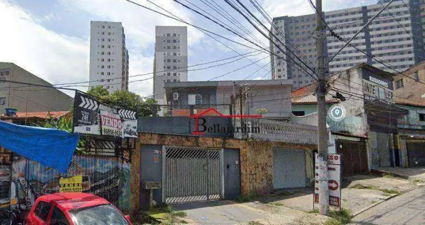 Terreno à venda, 680 m²  - vila sacadura cabral - santo andré/sp