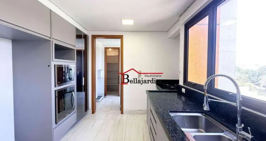 Apartamento com 3 dormitórios, 190 m² - bairro  jardim - santo andré/sp