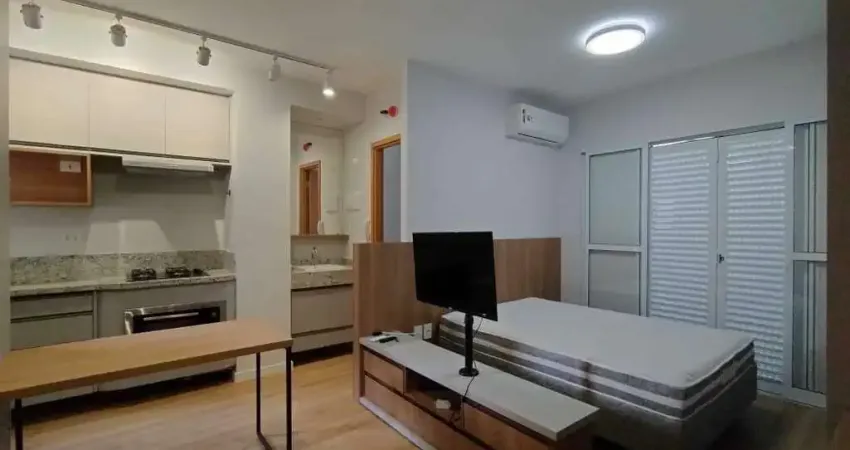 Apartamento com 1 dormitório para alugar, 30 m²- jardim - santo andré/sp