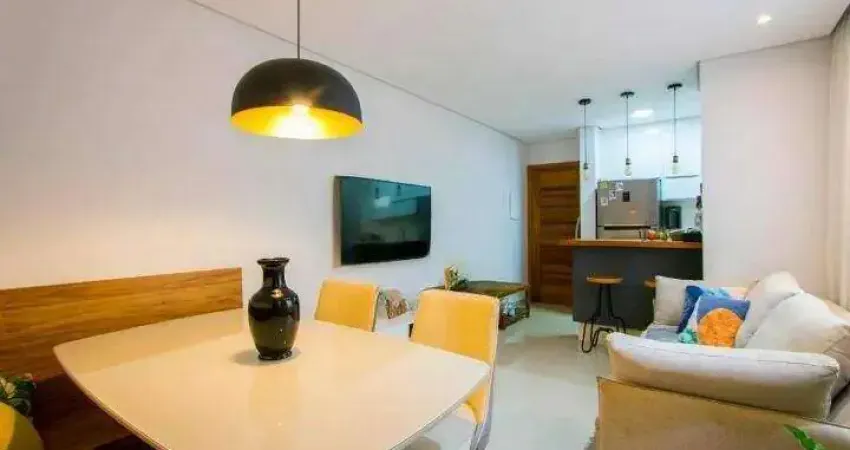 Apartamento com 2 dormitórios à venda, 55m² - bairro parque das nações - santo andré/sp