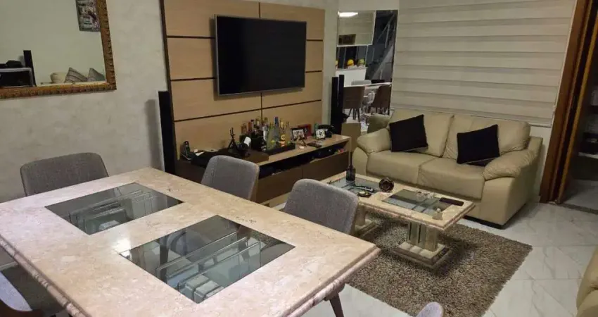 Sobrado com 2 dormitórios à venda, 123m² - bairro vila assunção - santo andré/sp