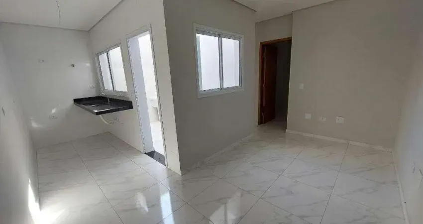 Apartamento com 2 dormitórios à venda, 50m² - bairro vila scarpelli - santo andré/sp