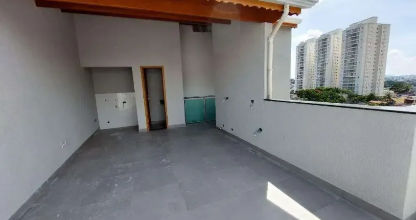 Cobertura com 2 dormitórios à venda, 104m² - bairro vila scarpelli - santo andré/sp