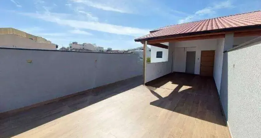 Cobertura com 2 dormitórios à venda, 100 m² - bairro campestre - santo andré/sp