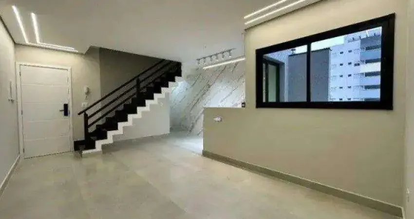 Cobertura com 3 dormitórios à venda, 140 m² - bairro jardim - santo andré/sp