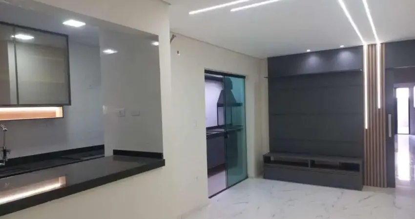 Apartamento com 3 dormitórios à venda, 90 m² - vila scarpelli - santo andré/sp
