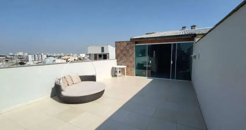 Cobertura com 3 dormitórios à venda, 220 m² - bairro campestre - santo andré/sp