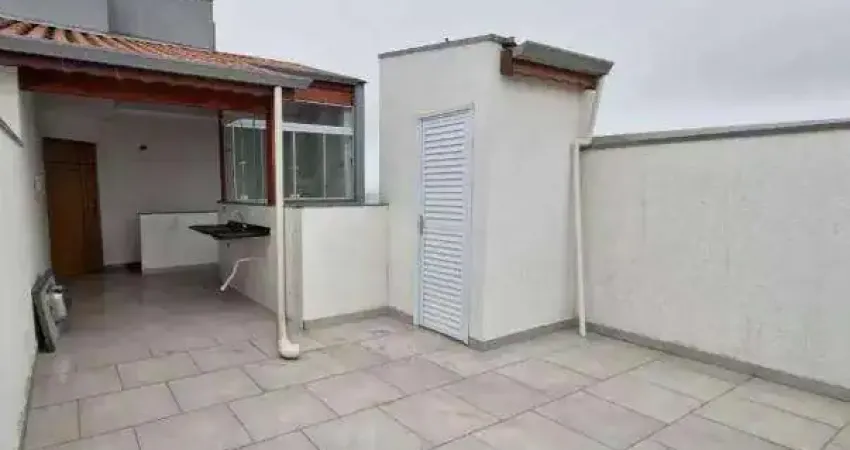 Cobertura com 2 dormitórios, 90 m² - venda ou aluguel - vila humaitá - santo andré/sp