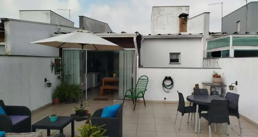 Cobertura com 3 dormitórios à venda, 190 m² - vila alzira - santo andré/sp