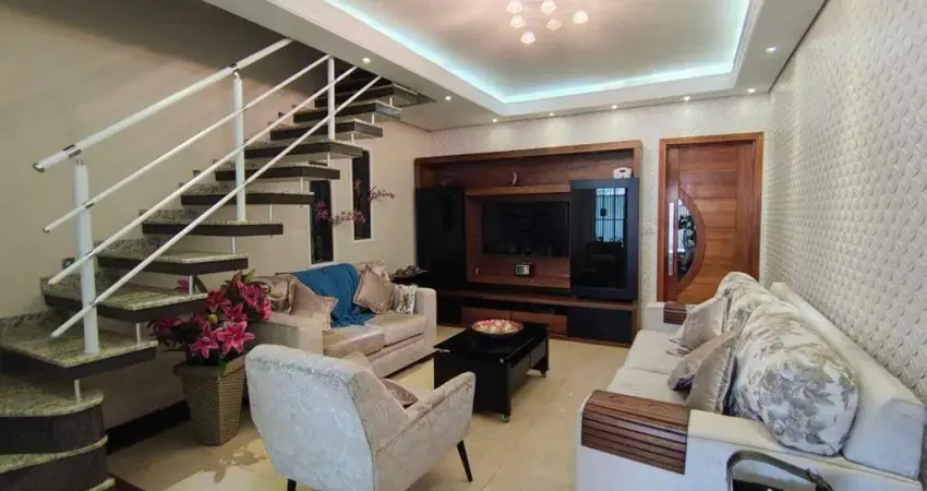 Sobrado com 3 dormitórios à venda, 229m² - bairro santa paula - são caetano do sul/sp