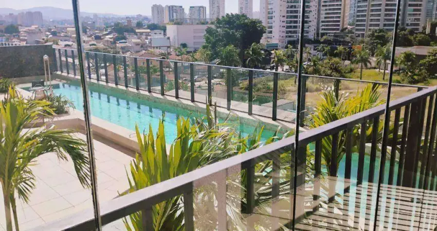 Apartamento novíssimo com 2 dormitórios para alugar, 68 m² por r$ 5.219/mês - vila anastácio - são paulo/sp