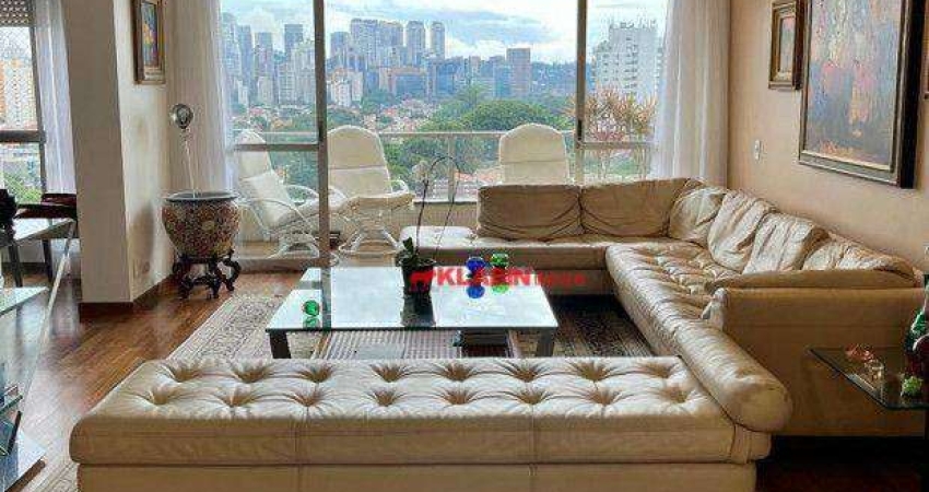 Apartamento com 3 dormitórios à venda, 186 m² por R$ 2.100.000,00 - Cidade Monções - São  Paulo/SP
