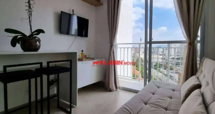 ** Apartamento Mobiliado de 1 Dormitório sendo 1 Suíte com 27m² de Área Privativa com Boa Localização na Barra Funda - Prédio com Lazer **