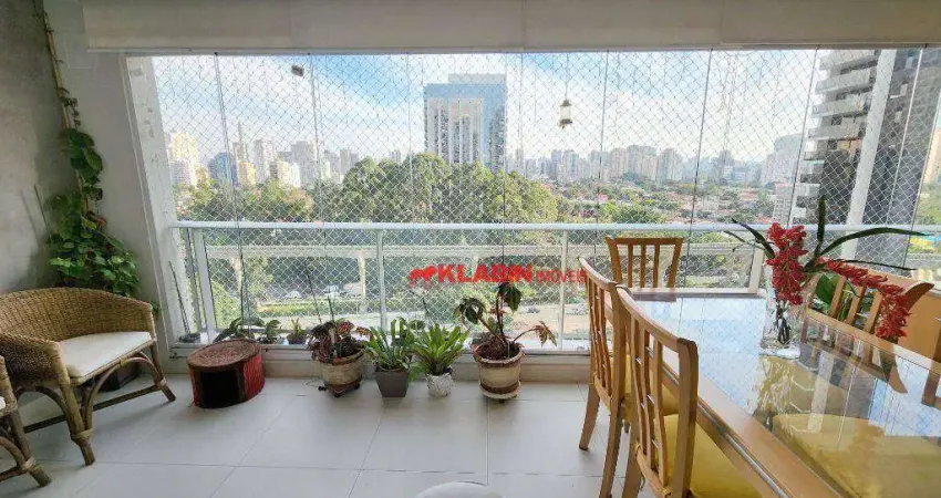 ##-Apartamento com 3 dormitórios e 3 banheiros à venda, 92 m² por R$ 1.680.000 - Brooklin -