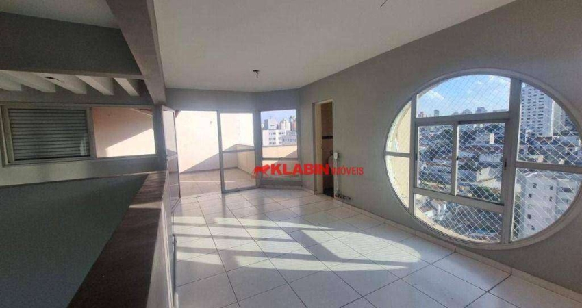 Cobertura Duplex de 2 Dormitórios com 2 Vagas de Garagem e 89.55m² de Área Útil - Piso Superior com Ampla Sala e Área Externa com Churrasqueira
