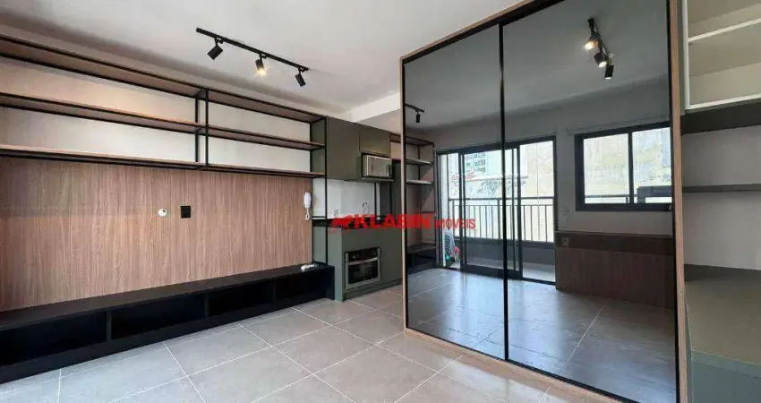 Studio Semi Mobiliado com 27m² de Área Útil em Prédio Recém Entregue com Lazer Completo - Boa Localização Próximo aos Metrôs República e Santa Cecília