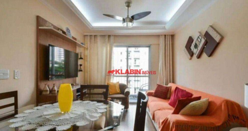 Apartamento com 2 dormitórios à venda, 78 m² por R$ 650.000,00 - Vila Firmiano Pinto - São Paulo/SP