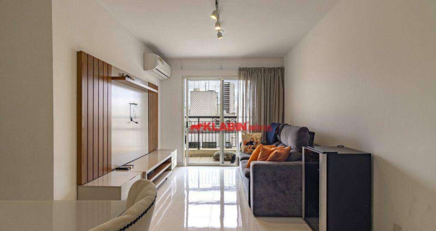 Apartamento com 2 dormitórios para alugar, 74 m² por R$ 8.536,00/mês - Brooklin Paulista - São Paulo/SP