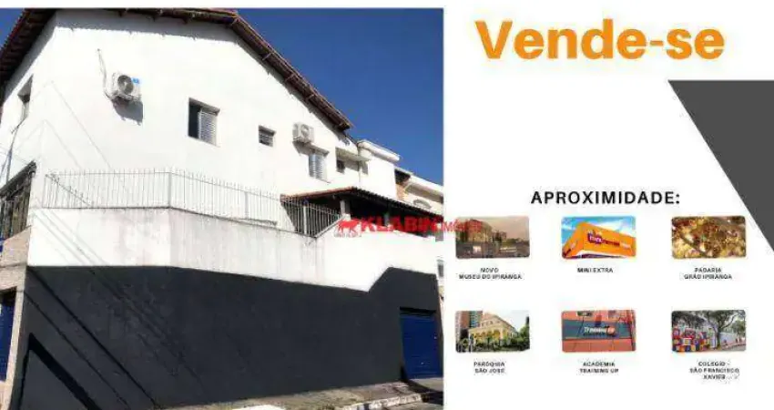 Sobrado com 3 dormitórios, 150 m² - venda por R$ 900.000,00 ou aluguel por R$ 6.920,88/mês - Ipiranga - São Paulo/SP