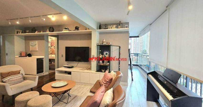 Lindo Apartamento de 3 Dormitórios sendo 1 Suíte Master com Closet e Living para Dois Ambientes Integrado à Varanda - 98m² de Área Útil - 2 Vagas