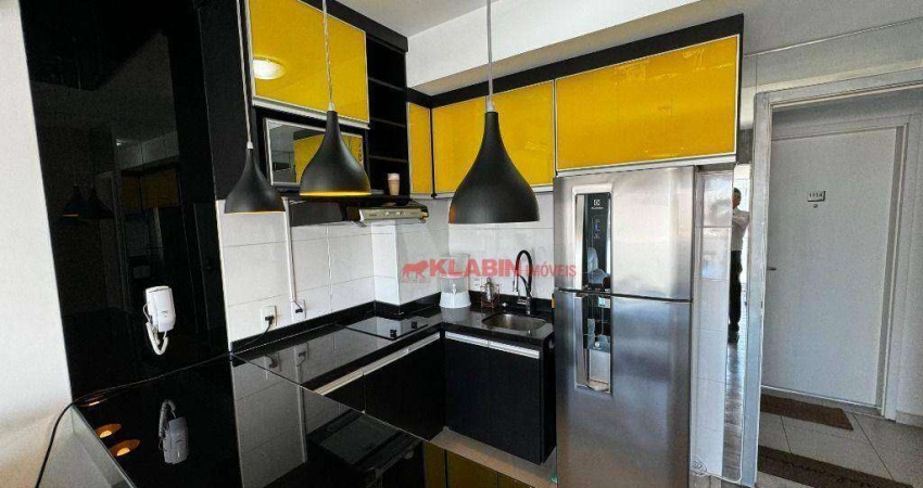 Apartamento com 1 dormitório para alugar, 33 m² por R$ 5.323,51/mês - Chácara Santo Antônio - São Paulo/SP